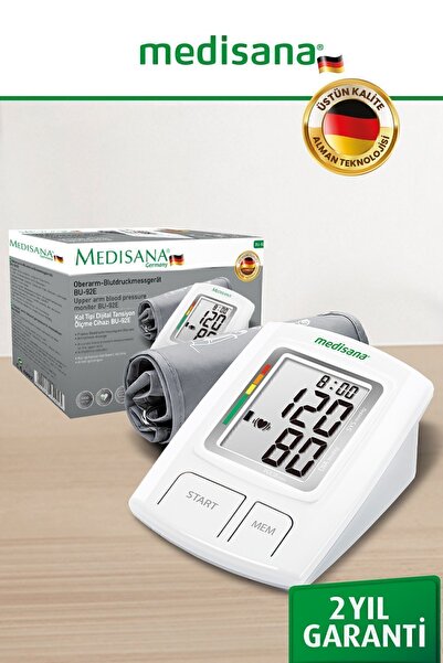 medisana 2026 Alman Tasarım Geniş Ekranlı Hafızalı Kol Tipi Dijital Tansiyon ...