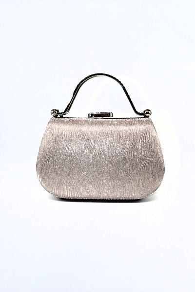 KEEBA Gold Evening Dress Bag - Glitter Gold Clutch for Night