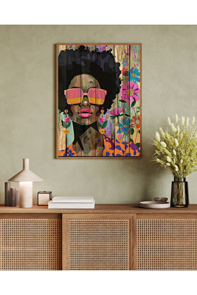 woodhomeworks Tek Parça Salon Ofis Dekor Tablo Ttk