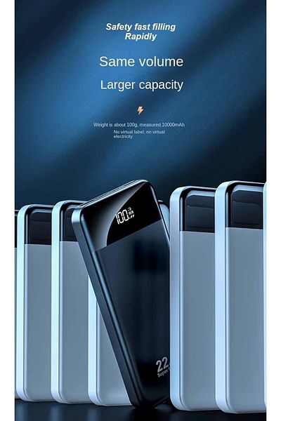fulina Mobile Power,Self-Contained Cable,20W USB C Fast Charging 12,000mah Charger
