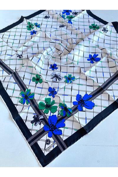 Vissona Μεταξωτό μαντήλι Tivil 50073 - 16 - 0032 - 0036 Μαύρο Μικτό σχέδιο