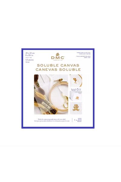 Dmc DMC water-soluble canvas, Aida 5.5pct, 20x22cm