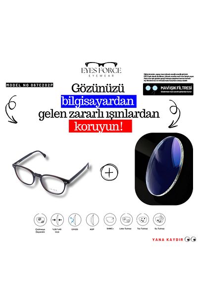 Eyes Force Bluecat Glasses 067C