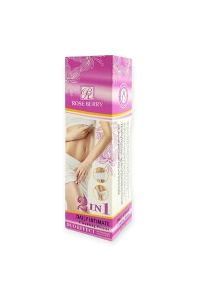 BERRY 2 in 1 mousse for daily cleansing of the sensitive area with a dual effect of whitening and moisturizing 150