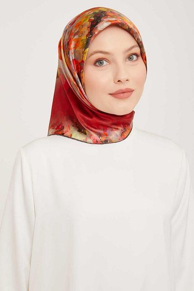 Armine Nostalgia Sura Silk 9043-04 Κόκκινο Μικτό Μοτίβο