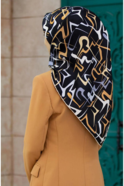 Vissona Μεταξωτό μαντήλι Tivil 51736 - 3 - 0011 - 0028 Μαύρο Μικτό Σχέδιο