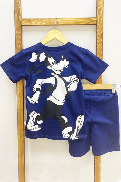 HÇM Boy's Shorts Suit Back Printed Cycling Collar F14