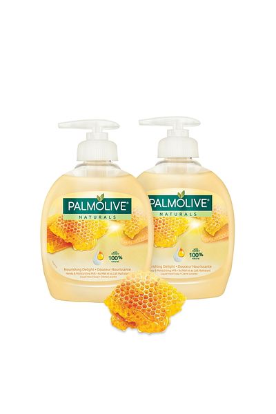 Palmolive Honey & Moisturizing Milk Liquid Handwash Value Pack 2 x 300 ml