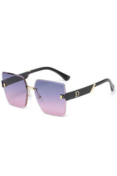 REDz Accessories Γυαλιά ηλίου, Γράμμα D, Μωβ φακός, Σχεδιασμός χωρίς σκελετό,...