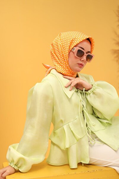 Silk Home Μεταξωτό μαντήλι Tivil IST11438-37 Πορτοκαλί-Σομόν