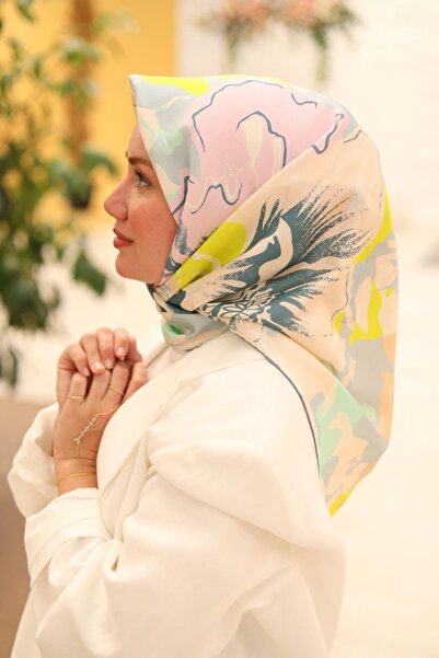 Silk Home Μεταξωτό μαντήλι Tivil IST11437-30 Λιλά Μικτό σχέδιο