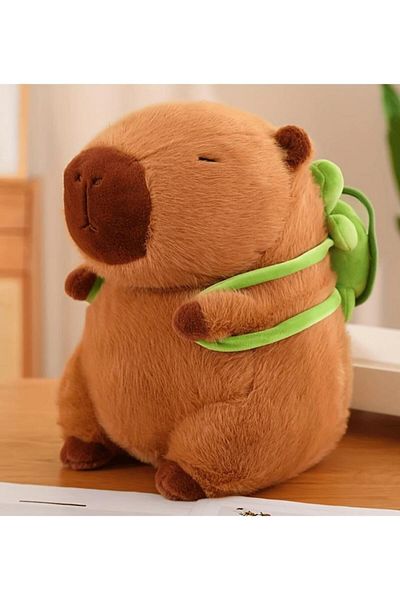 Schulzz Cute Capybara Backpack Imported Toy Plush 33 cm