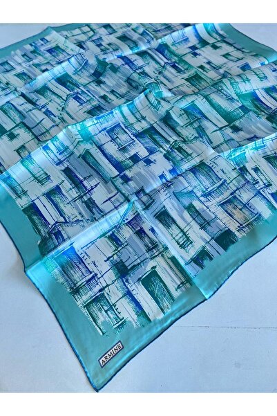 Armine Eșarfă de mătase Tivil 9350-22 Model mixt verde