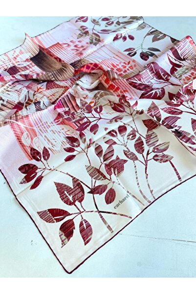 Cacharel وشاح حرير تيفيل 44747 بنمط البرقوق المختلط