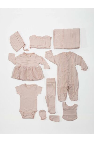 Bebetto Organik Pure Lady Kız 10'lu Hastane Çıkış Seti