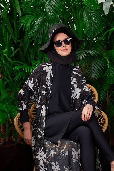 Moodbasic Leaf Patterned Pareo