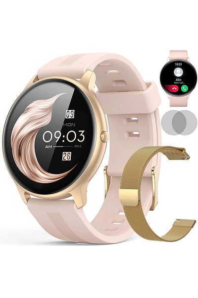 Smart Wix™ 2in1 Fitness Watch and Bracelet, Bluetooth Call Fitness Tracker, Vibe, gold