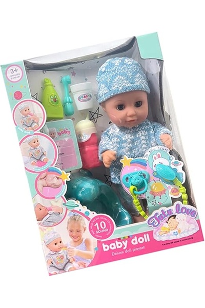 rexa دمية طفل حديث الولادة بطول 30 سم، دمية ملابس لطيفة عالية المحاكاة مع فرش...