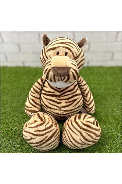 Malvys Malvys® Plush Toy, Stripes Tiger, Orange/Black, 30 cm