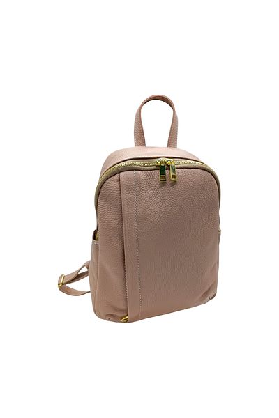 EVoStyle EVoStyle DI32 Women's Backpack, Genuine Italian Leather, Powder Pink Color, 25 x 29 x 8.5 cm