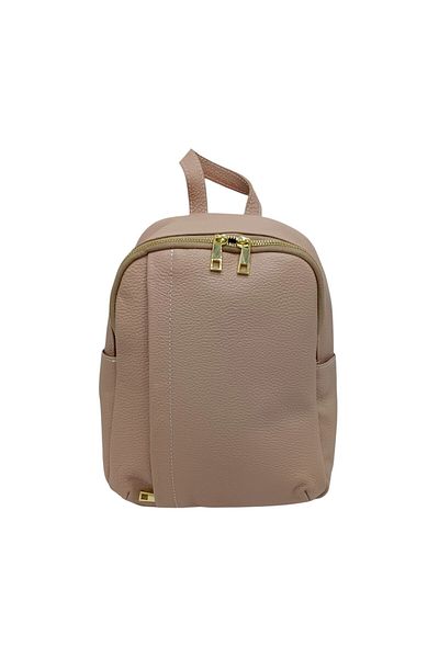 EVoStyle EVoStyle DI32 Women's Backpack, Genuine Italian Leather, Powder Pink Color, 25 x 29 x 8.5 cm