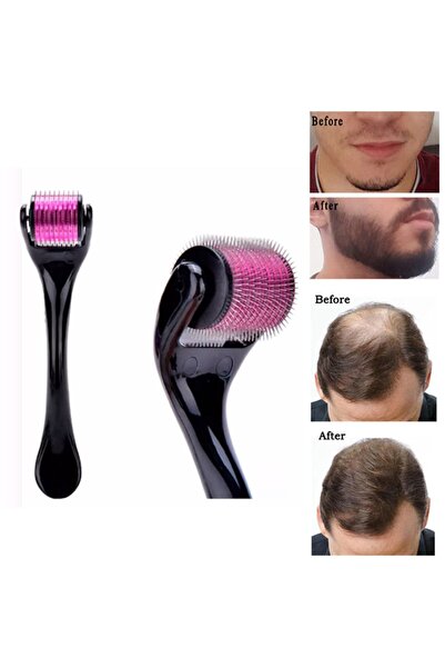 Muggio Titanyum Uçlu DermaRoller 1 mm Cilt Yüz Vücut Saç Yenileme Masaj Aleti