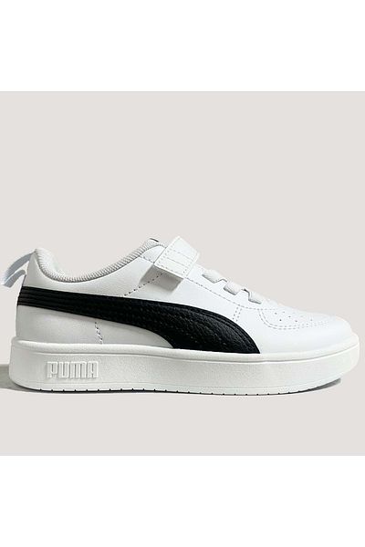 Puma Pantofi sport pentru copii Rickie Ac 38583640 - alb - 28