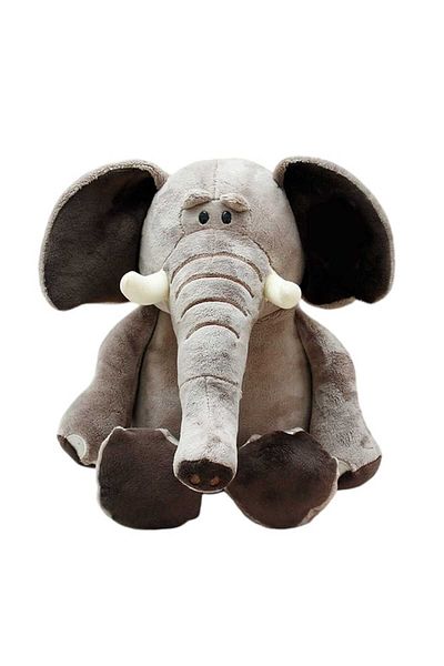 Malvys Malvys® Plush Toy, Bongo the Elephant, Grey, 30 cm
