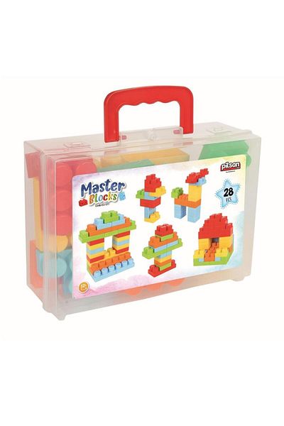 Skygo 03 577 Master Blocks 28 Pieces with Bag -Pilsan Toy