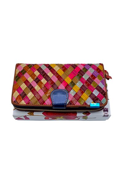 EVoStyle Women's Wallet Genuine Leather EVoStyle Ivy B6015, Multicolor, 19.5 cm x 11 cm x 4 cm