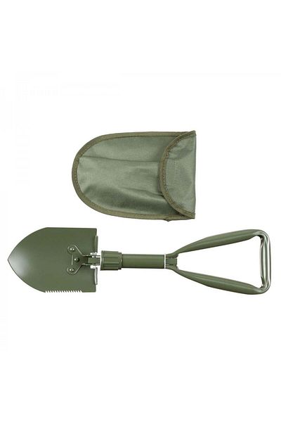 MFH Metal folding shovel 47 cm, 680 g, with MFH cover