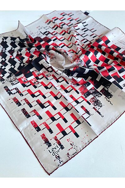 Levidor وشاح حرير تيفيل 47069 لون حجري نمط مختلط