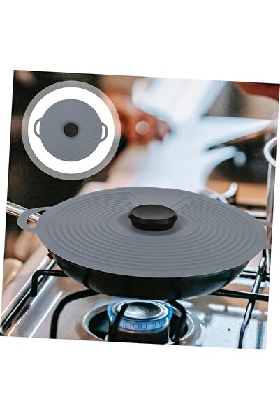 Ekostem Silicone Heat Protector Pot and Pan Lid - Odor Proof 28 cm - Eucalyptus