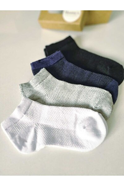 Moonys Socks Collection Set de 4 șosete de culoare uni pentru băieți