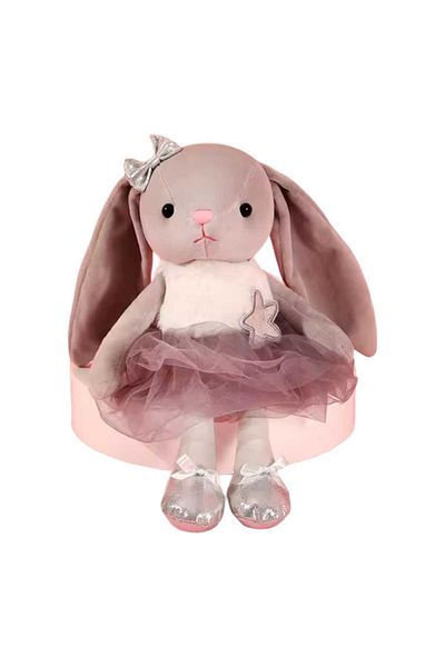 Malvys Malvys® Plush Toy, Ballerina Bunny, Grey, 35 cm