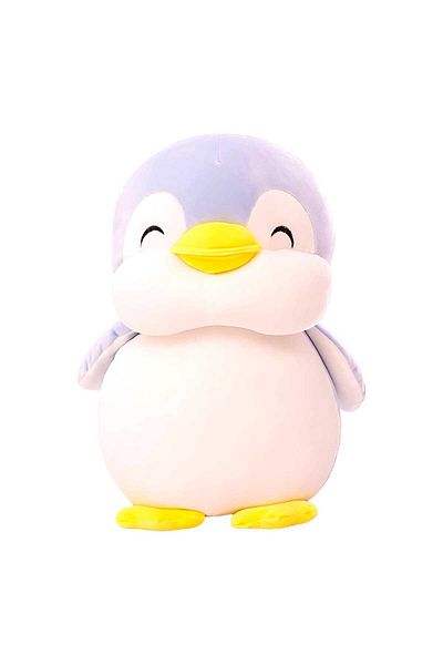 Malvys Jucarie de plus Malvys®, Pinguinul Zambarel, Bleu, 30 cm
