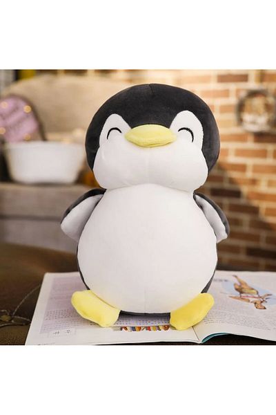 Malvys Malvys® Plush Toy, Zambarel Penguin, Grey, 40 cm