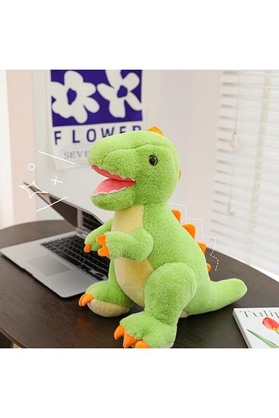 Malvys Malvys® Plush Toy, T-Rex Dinosaur, Green, 50 cm