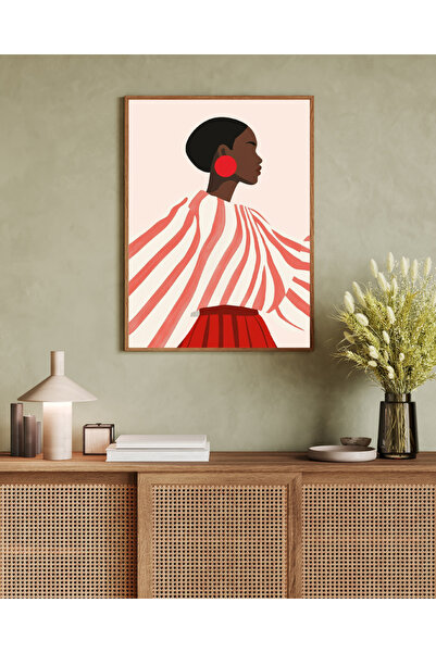 woodhomeworks Tek Parça Salon Ofis Dekor Tablo Ttk