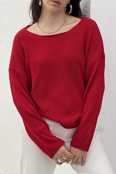 Act Pepicino Kids&Boutique Red Mercerized Knitwear 251007