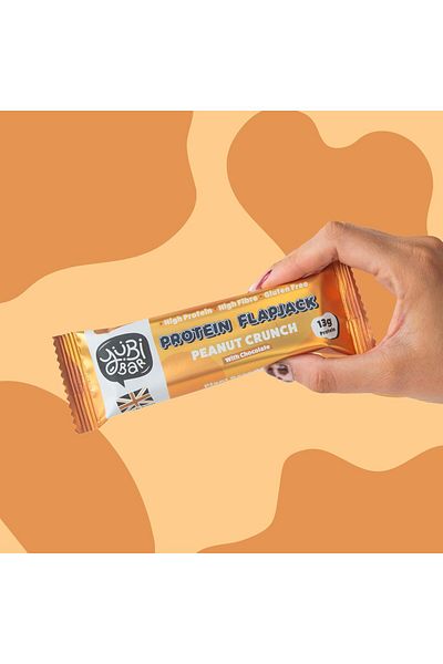 Yubi Yubibar Peanuts Crunch Protein Flapjack - 50Gm