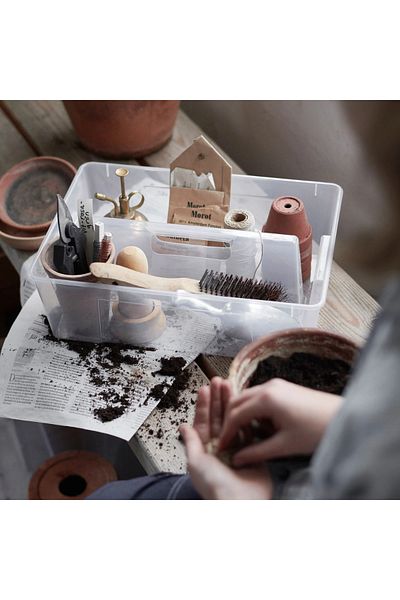 IKEA Transparent Box with Compartments 11 Lt