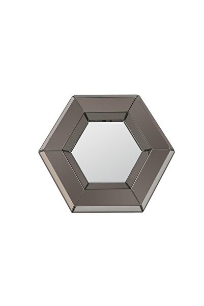 Mikasa Moor Kahverengi Altıgen Ayna 28x24x4 cm