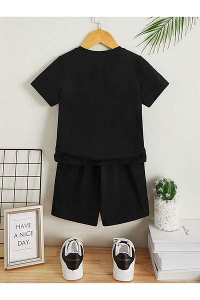 THEKONT Glasses Bearer Printed Tshirt-Shorts Bottom-Top Children's Set