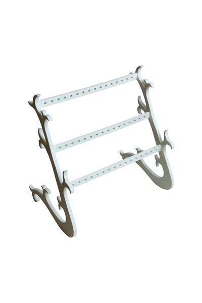 NBShop Decorative 3 Tiers Jewelry Stand Earrings and Necklaces Hanger