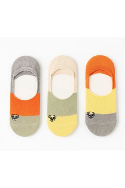 Katia&Bony Katiya&Bony Children's 3-Pack Invisible Colored Socks