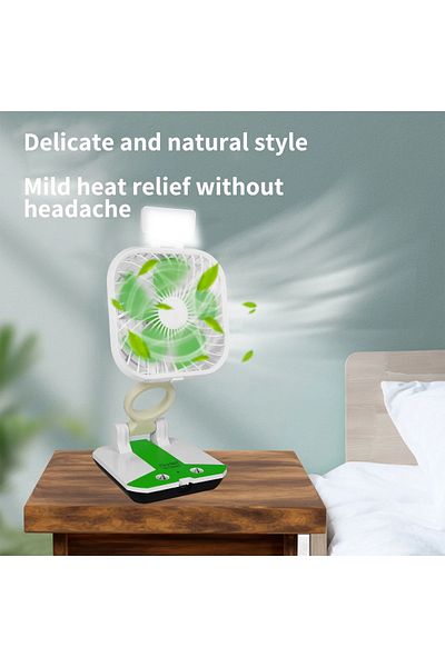 GCY-KB Multifunctional Folding Fan, 1600mAh Rechargeable Battery, Adjustable Speed - KC-5900