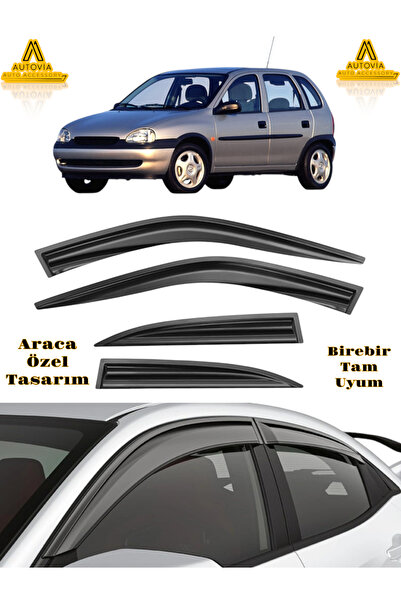 Autovia Opel Corsa B 1993-2000 Cam Rüzgarlığı 4lü