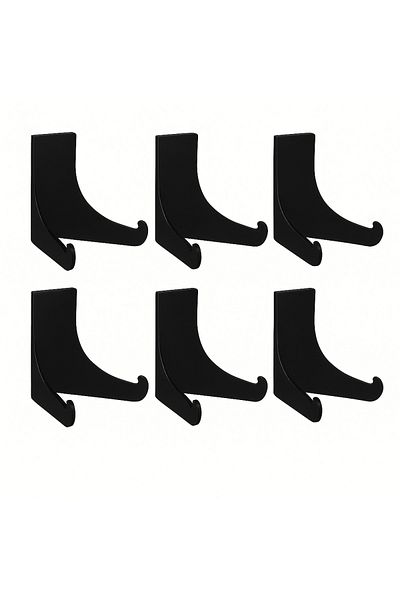 Pleksi Marketi Black Acrylic Display Stand - for Book, Plates, Magazines, Photo Frame and Home Decoration