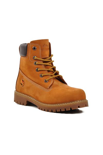 Bulldozer Ανδρικές γυναικείες μπότες Nubuck από δέρμα κανέλας
